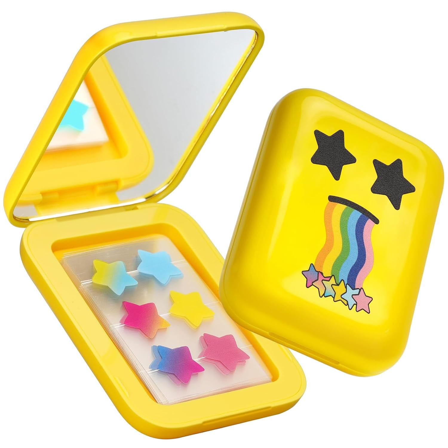 Star Pimple Patches - 150 Count - Hydrocolloid Pimple Patches,Cute Star Shape, 6 Colors,Spot Stickers for Face and Skin,Temporary Mirror