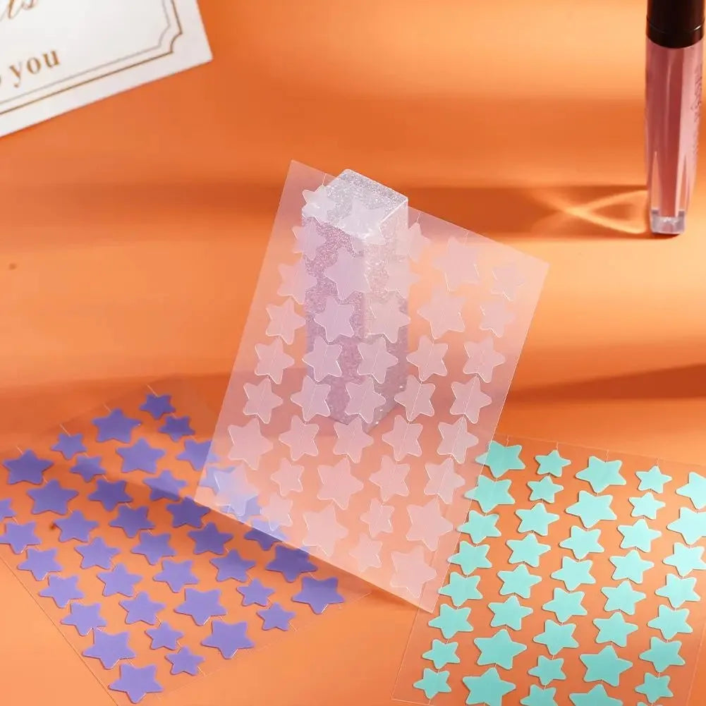 40Pcs/120Pcs Colorful PE Pimple Patches Cute Star Shaped Pimple Cover Sticker Invisible Pimple Cover Removal Pimple Patch