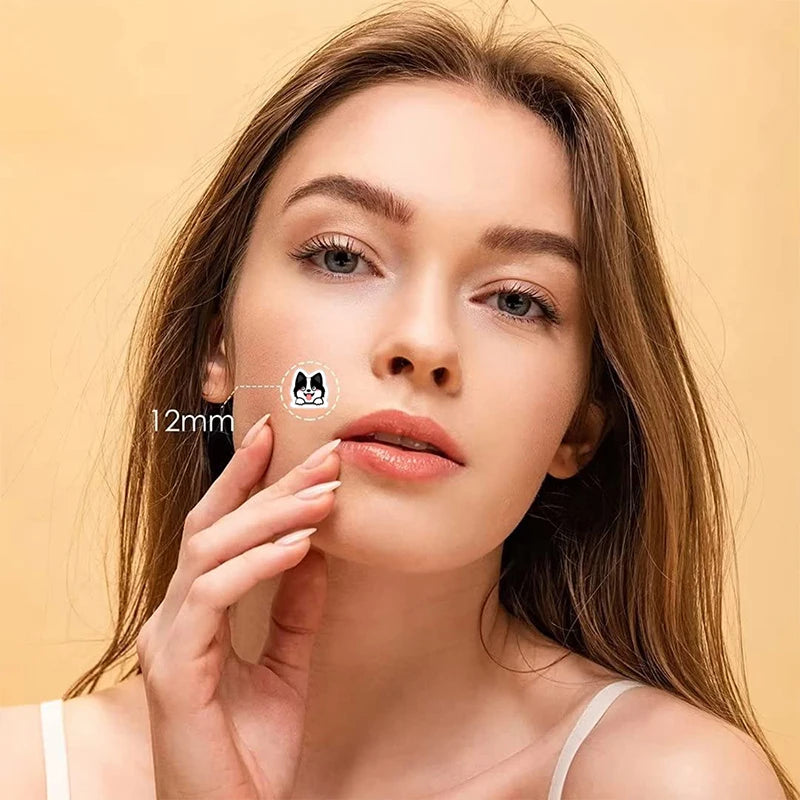 New 100Pcs Cat Dog Face Skin Care Acne Pimple Patch Invisible Professional Healing
