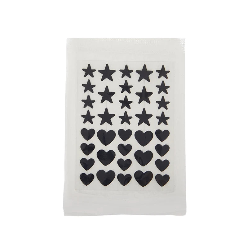 【Ad】36Pcs Hydrocolloid Colorful Pimple Patches Pimple Cover Sticker Star Shaped Invisible Pimple Cover Removal Pimple Patch