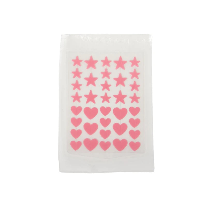 【Ad】36Pcs Hydrocolloid Colorful Pimple Patches Pimple Cover Sticker Star Shaped Invisible Pimple Cover Removal Pimple Patch
