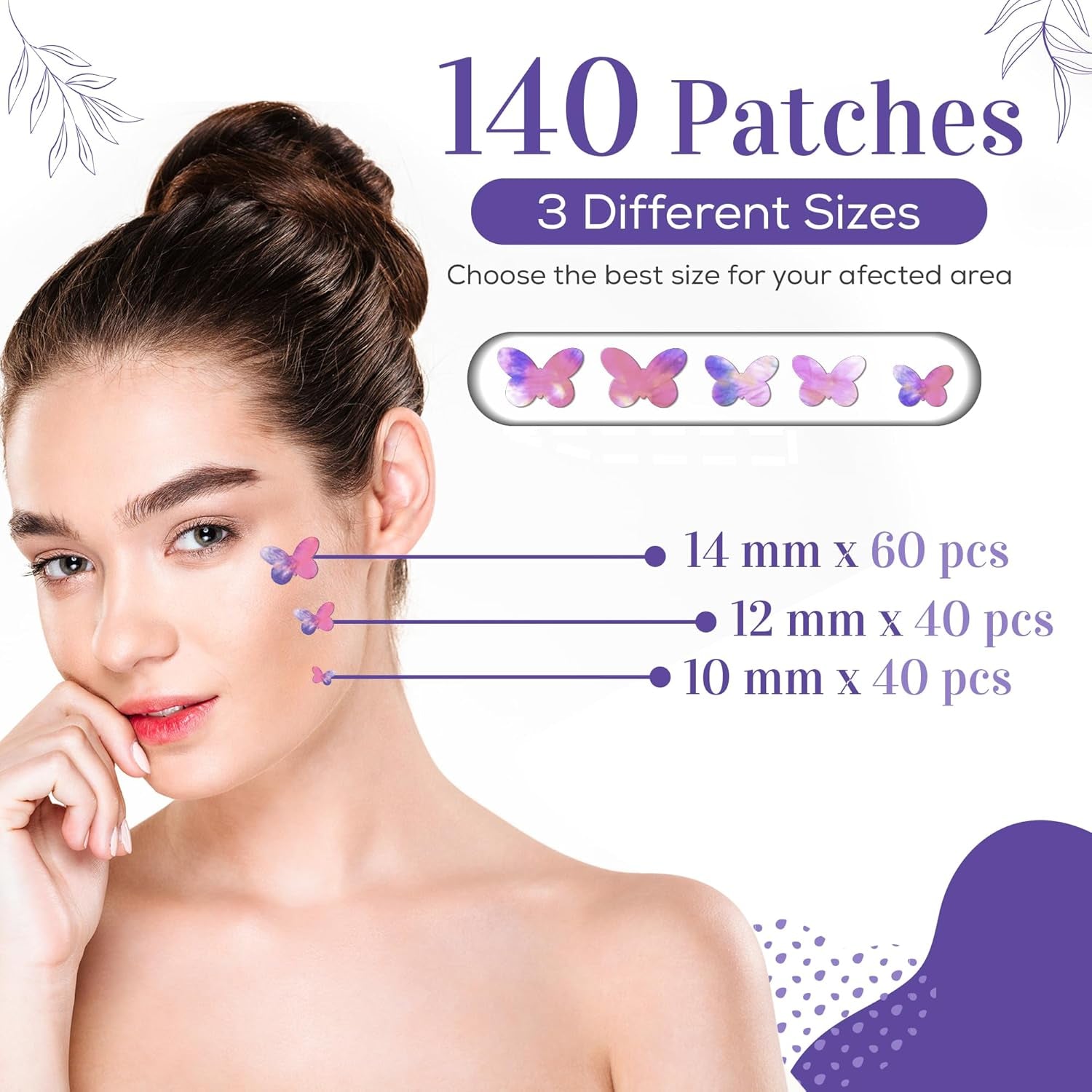 Pimple Patches Cute Acne Patches for Face (140 Patches) with Hydrocolloid, Tea Tree Extra & Salicylic Acid, Colorful Fun Designs – Pimple Patches for Face Acne Spot Treatment